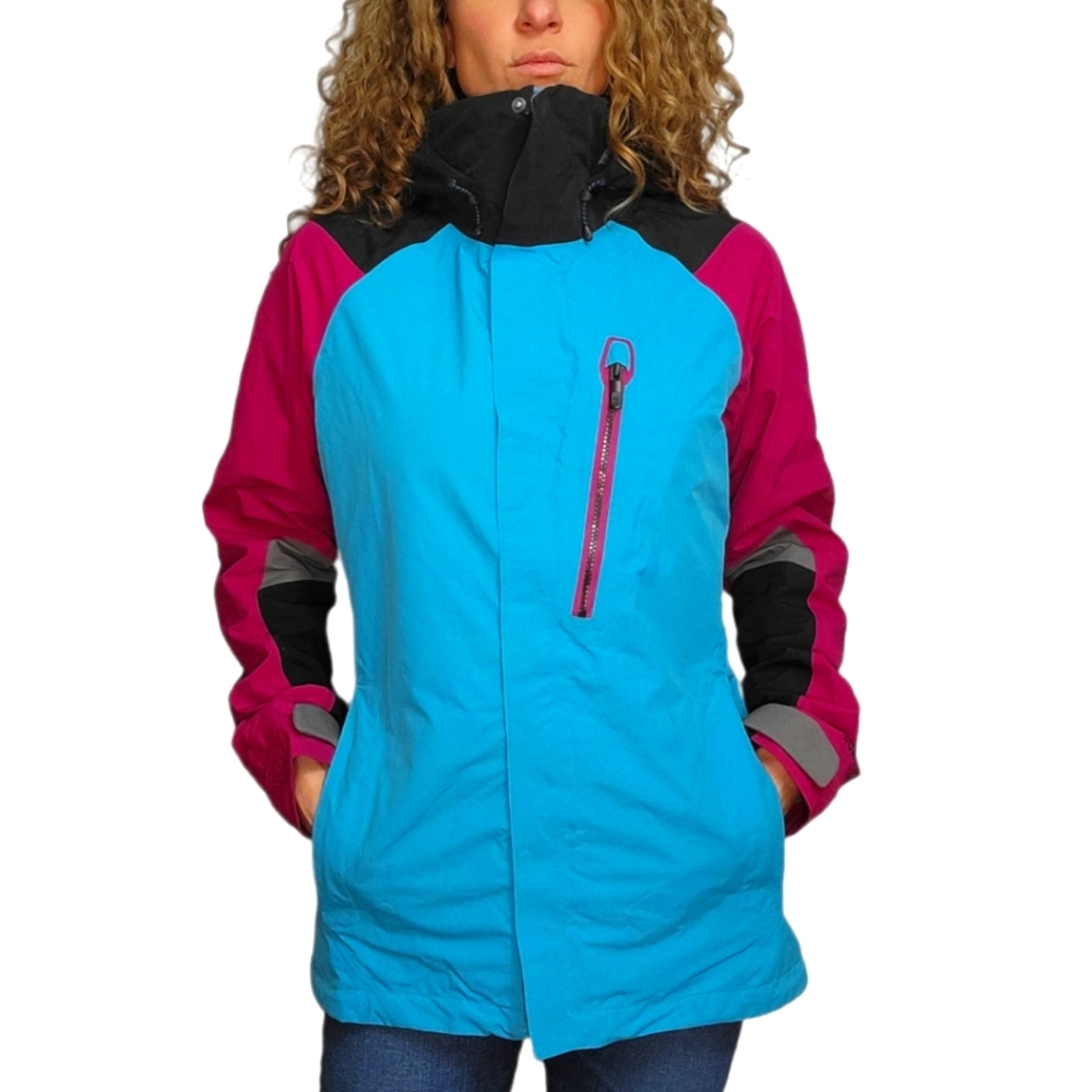 Burton AK Goretex Snow Jacket Medium Blue Pink